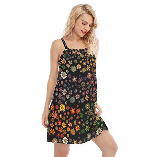 All-Over Print Women's Sleeveless Cami Dress