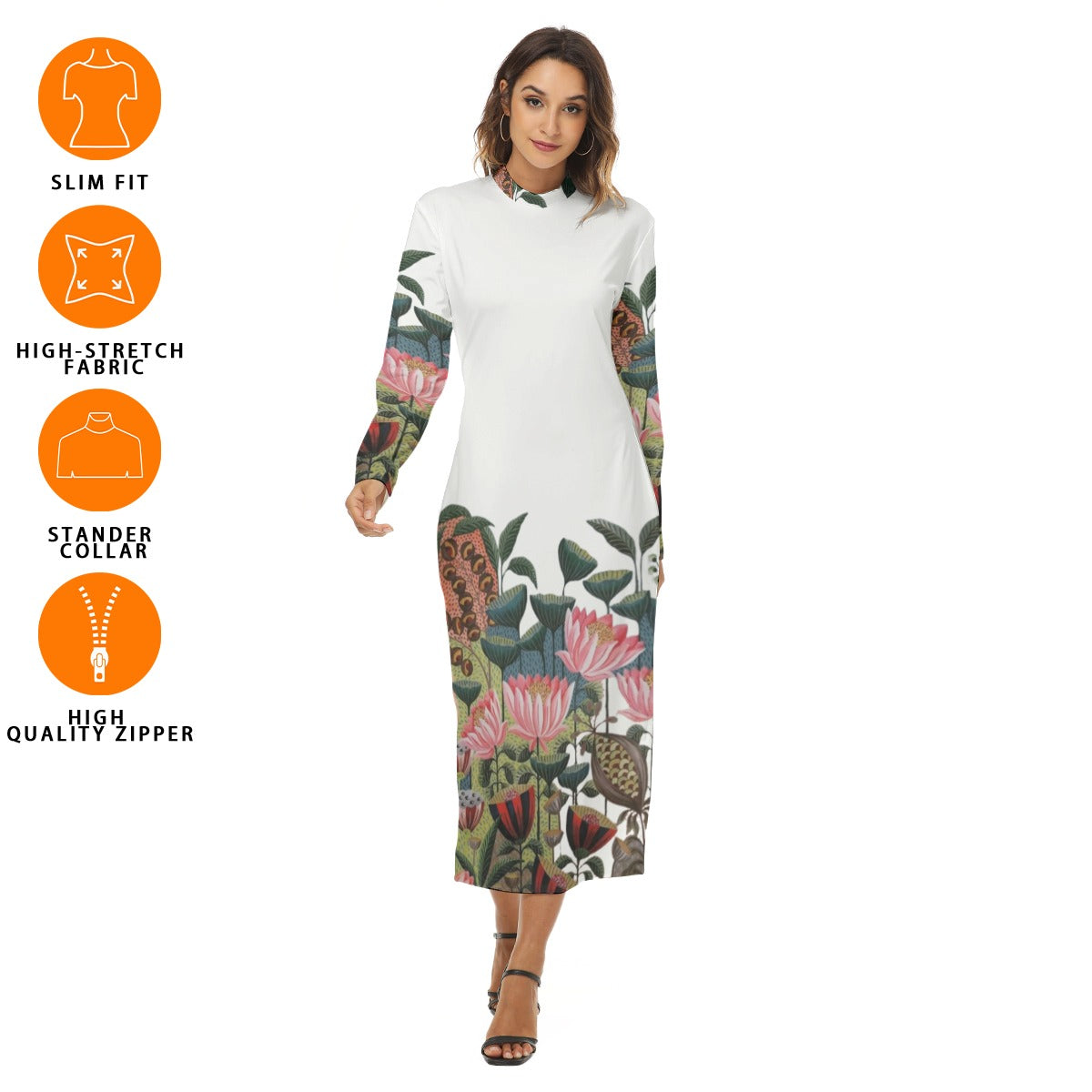 All-Over Print Women's Hip Dress